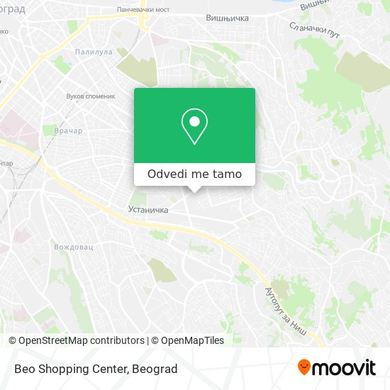 Beo Shopping Center mapa