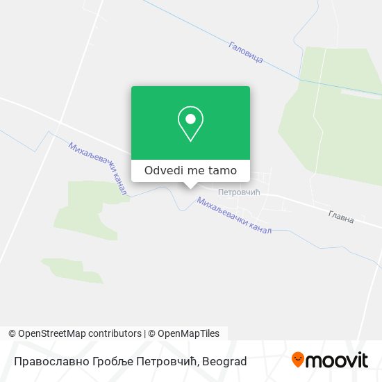 Православно Гробље Петровчић mapa