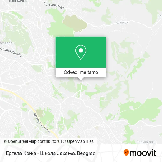 Ергела Коња - Школа Јахања mapa