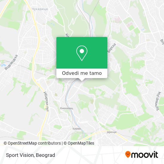 Sport Vision mapa