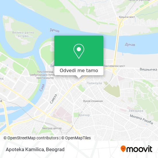 Apoteka Kamilica mapa