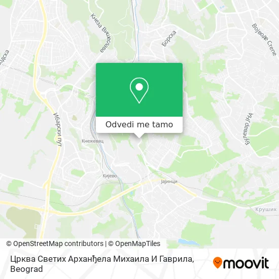 Црква Светих Арханђела Михаила И Гаврила mapa