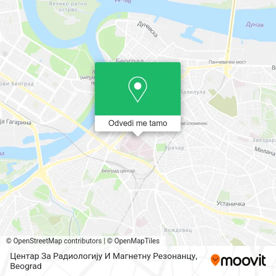 Центар За Радиологију И Магнетну Резонанцу mapa