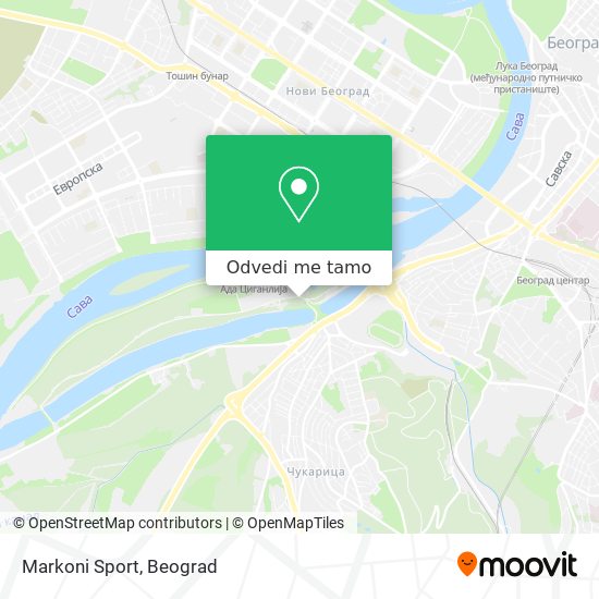 Markoni Sport mapa