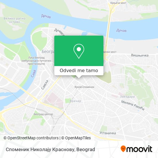 Споменик Николају Краснову mapa