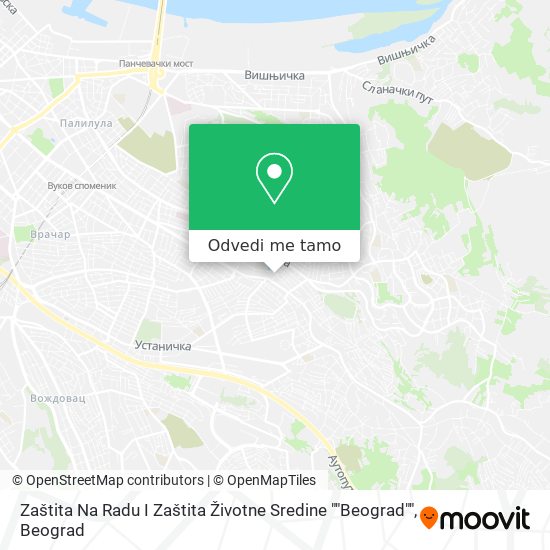 Zaštita Na Radu I Zaštita Životne Sredine ""Beograd"" mapa