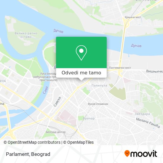 Parlament mapa