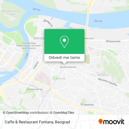 Caffe & Restaurant Fontana mapa