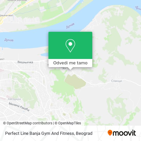 Perfect Line Banja Gym And Fitness mapa