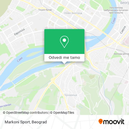 Markoni Sport mapa