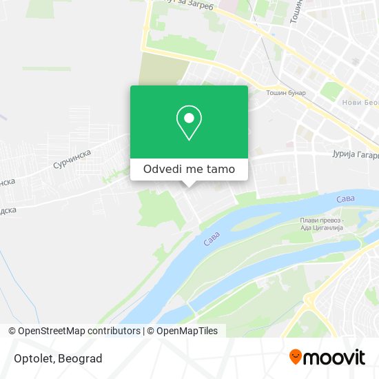 Optolet mapa