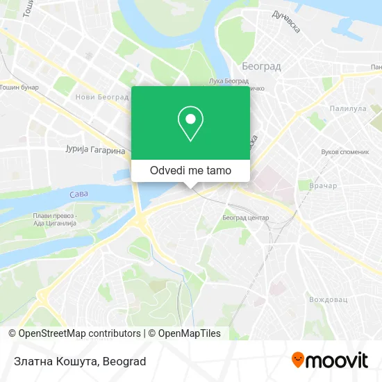 Златна Кошута mapa
