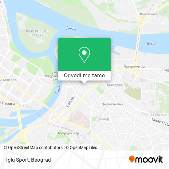 Iglu Sport mapa