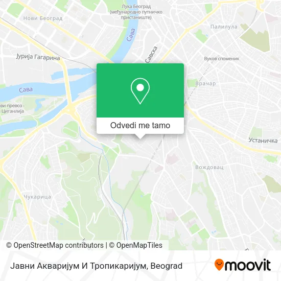 Јавни Акваријум И Тропикаријум mapa