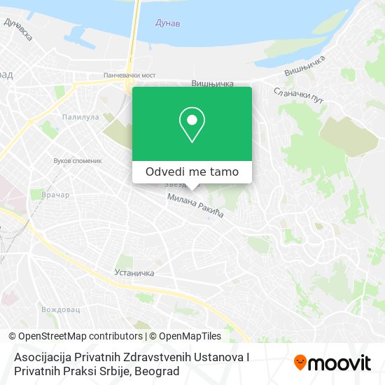 Asocijacija Privatnih Zdravstvenih Ustanova I Privatnih Praksi Srbije mapa