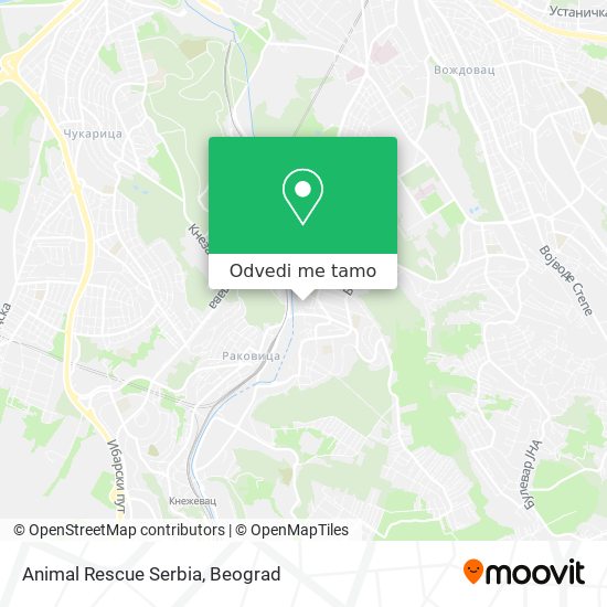 Animal Rescue Serbia mapa