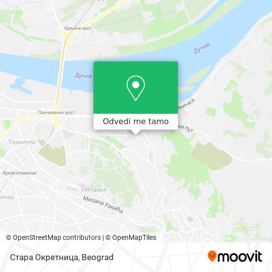 Стара Окретница mapa