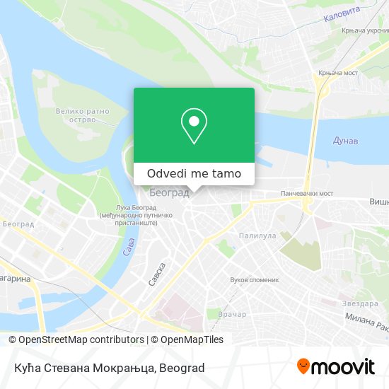 Кућа Стевана Мокрањца mapa