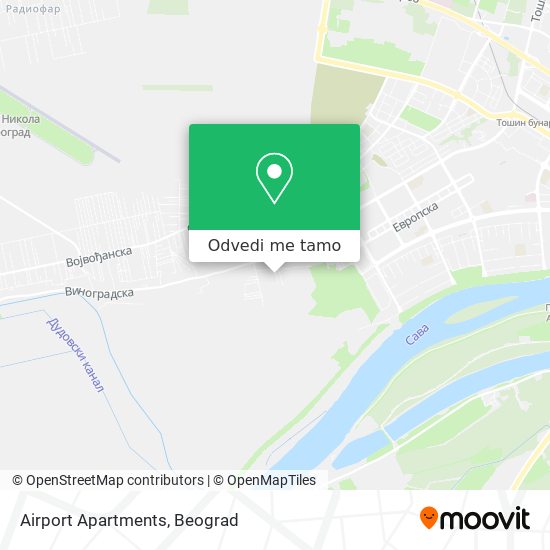 Airport Apartments mapa