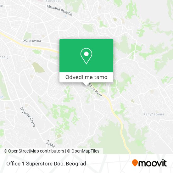 Office 1 Superstore Doo mapa