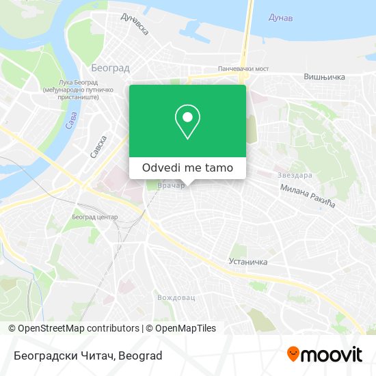 Београдски Читач mapa