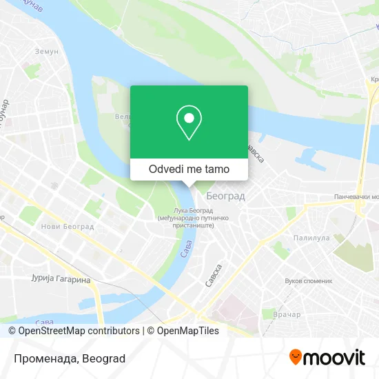 Променада mapa