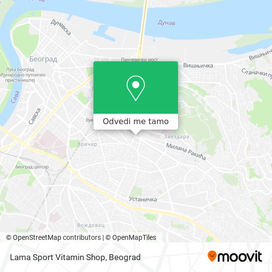 Lama Sport Vitamin Shop mapa