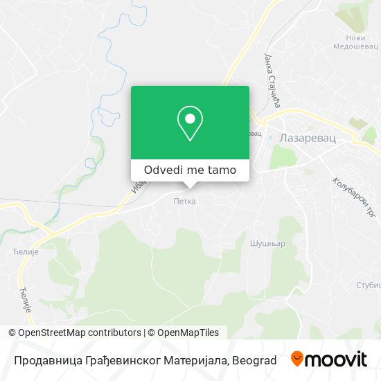 Продавница Грађевинског Материјала mapa