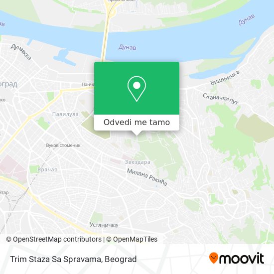 Trim Staza Sa Spravama mapa