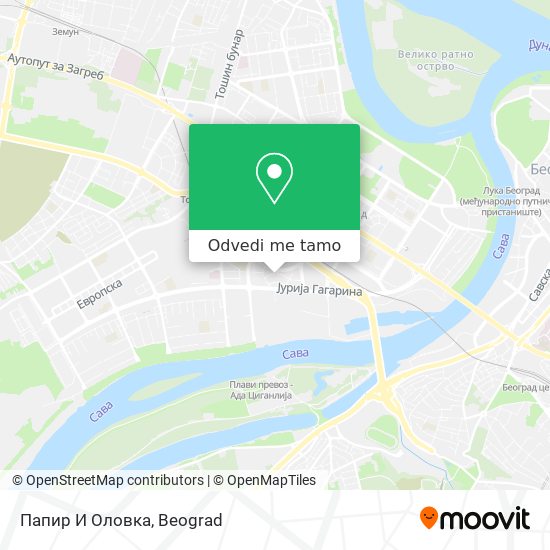 Папир И Оловка mapa