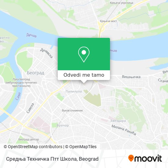 Средња Техничка Птт Школа mapa