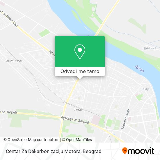 Centar Za Dekarbonizaciju Motora mapa