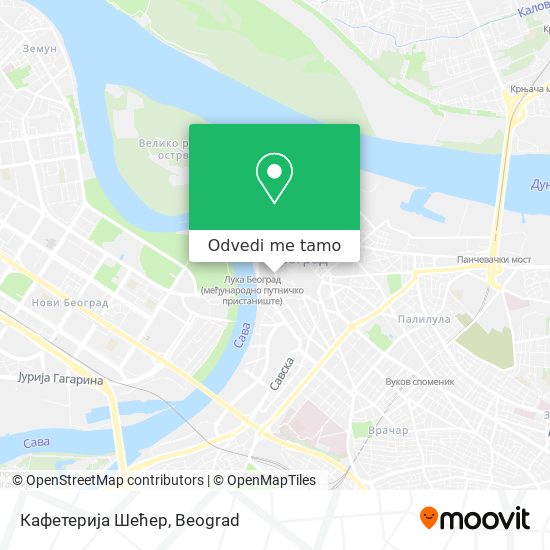 Кафетерија Шећер mapa