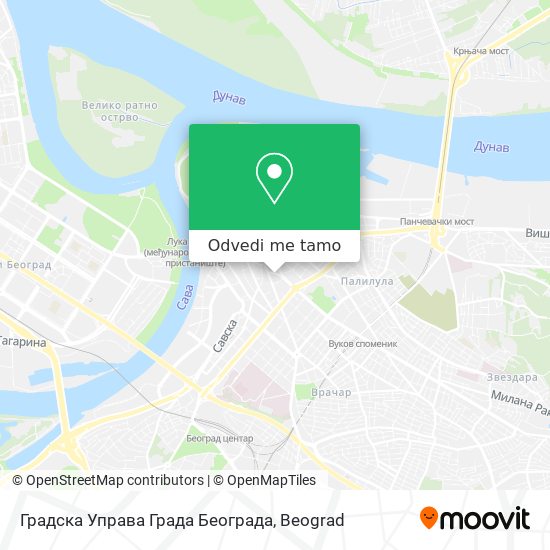 Градска Управа Града Београда mapa