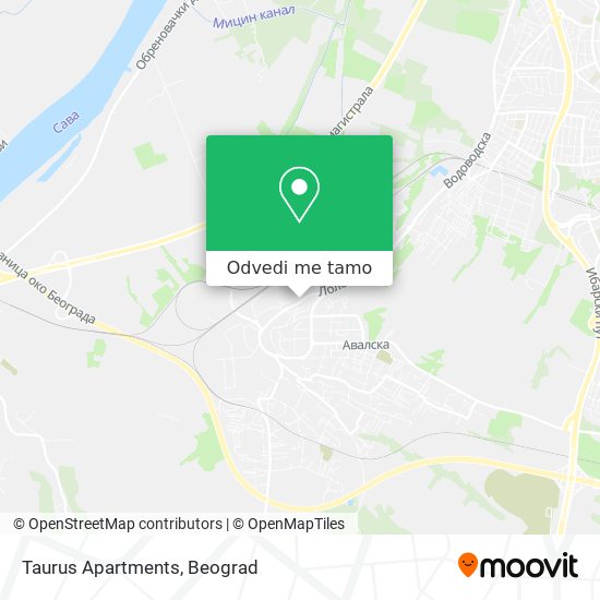 Taurus Apartments mapa