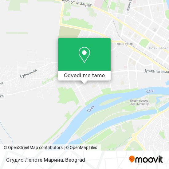 Студио Лепоте Марина mapa