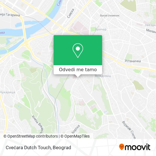 Cvećara Dutch Touch mapa