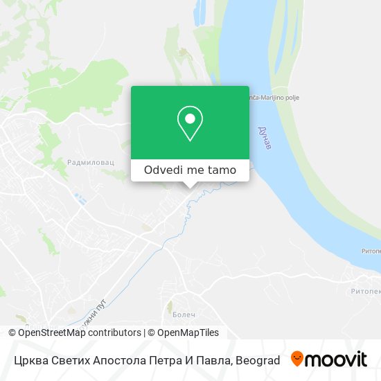 Црква Светих Апостола Петра И Павла mapa