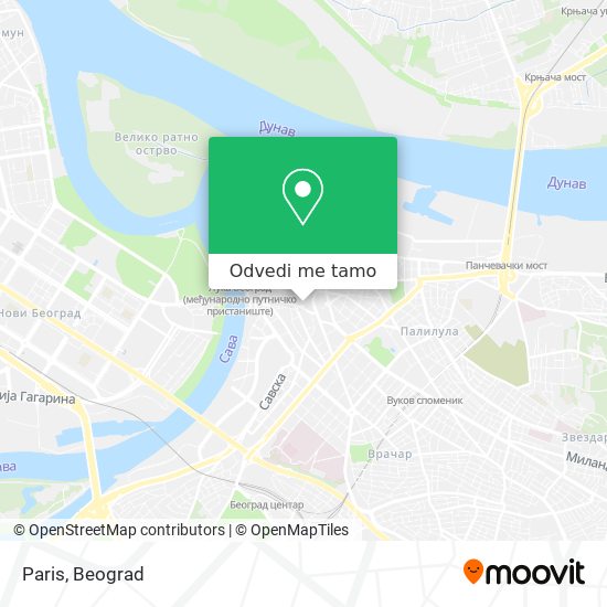 Paris mapa