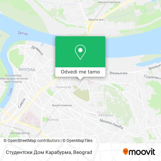 Студентски Дом Карабурма mapa