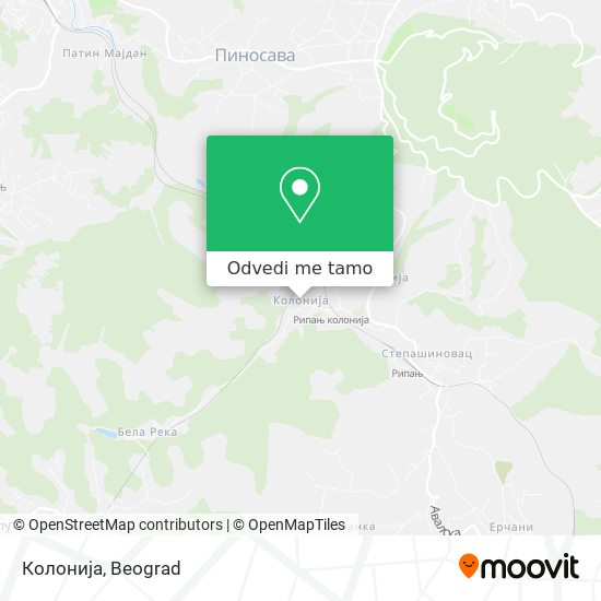 Колонија mapa