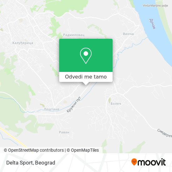 Delta Sport mapa