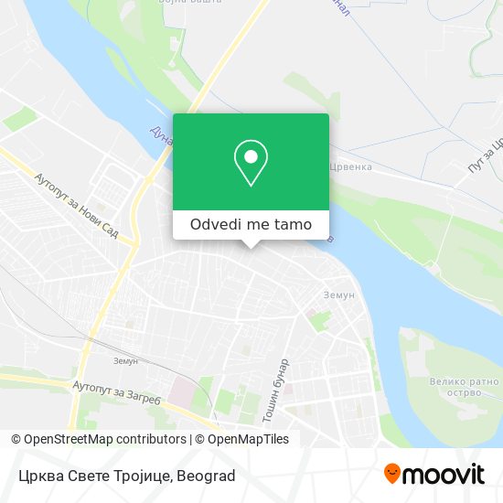 Црква Свете Тројице mapa