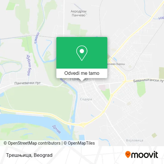 Трешњица mapa