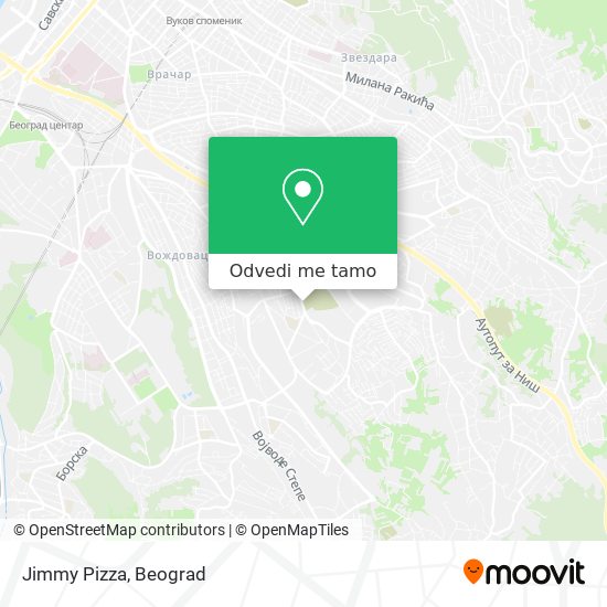Jimmy Pizza mapa