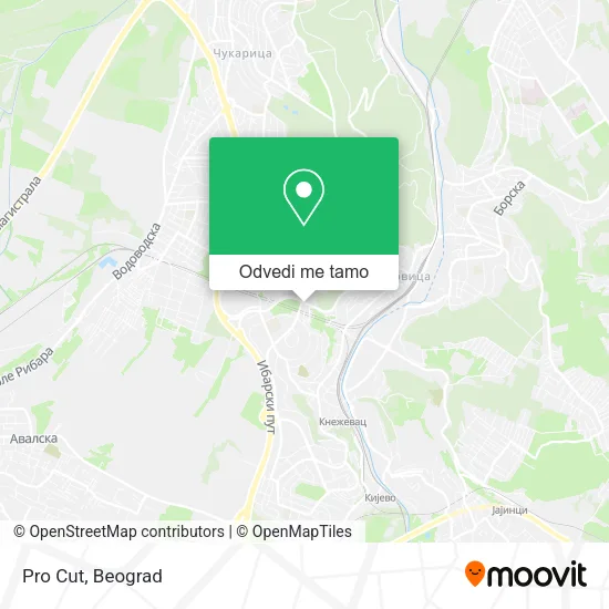 Pro Cut mapa