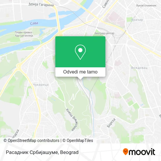 Расадник Србијашуме mapa