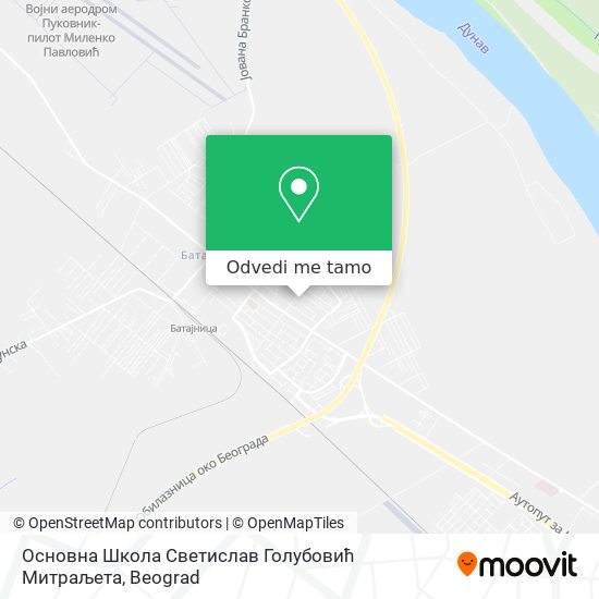 Основна Школа Светислав Голубовић Митраљета mapa