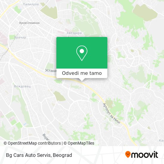 Bg Cars Auto Servis mapa