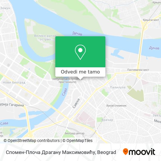 Спомен-Плоча Драгану Максимовићу mapa
